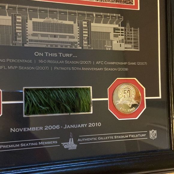 Commemorative Gillette Stadium New England Patriots 50th anniversary season - Picture 5 of 11